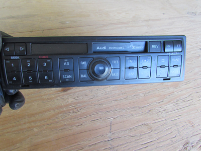 Audi TT Mk1 8N Concert Dash Radio Stereo Tape Deck No Code 8N0035186A3